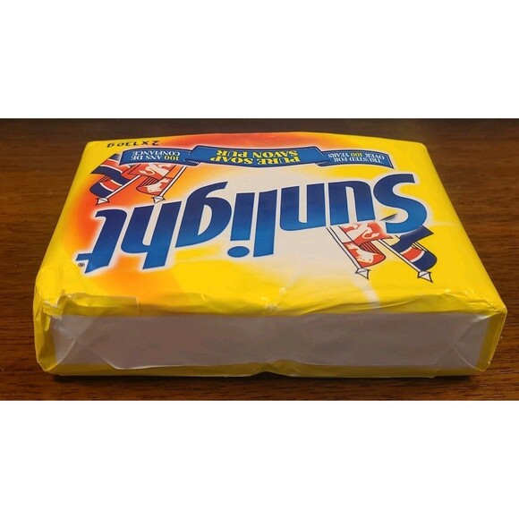 NOS Sunlight PURE SOAP Laundry Detergent Bar 2 x 130 g Made in Canada Multi Avl - Picture 8 of 10